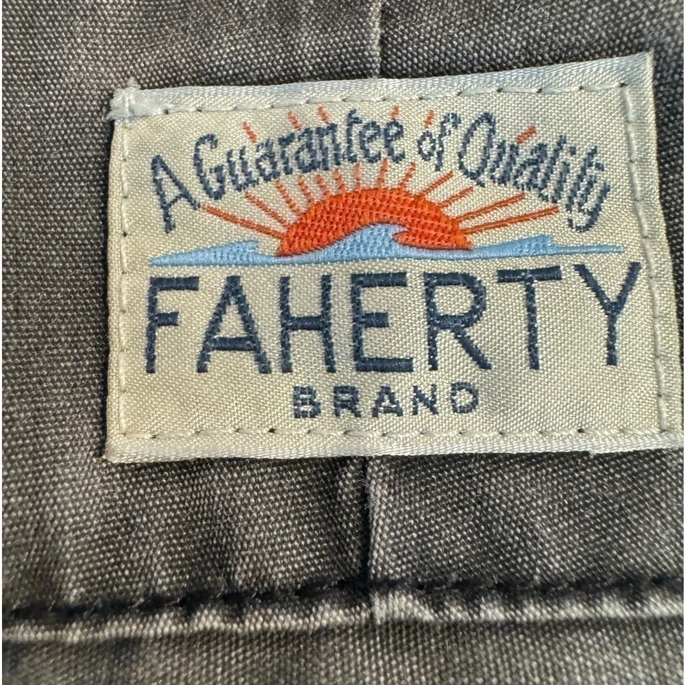 Faherty Mens Shorts Beige Khaki All Day Drawstring size 30 academia preppy E